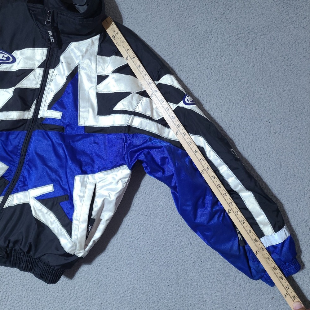 HJC Jacket Womens Medium Snowmobile Racing Dual Zip Quilted Lining - Picture 8 of 16